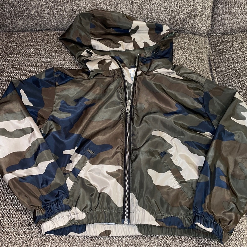 Girls camo light jacket
